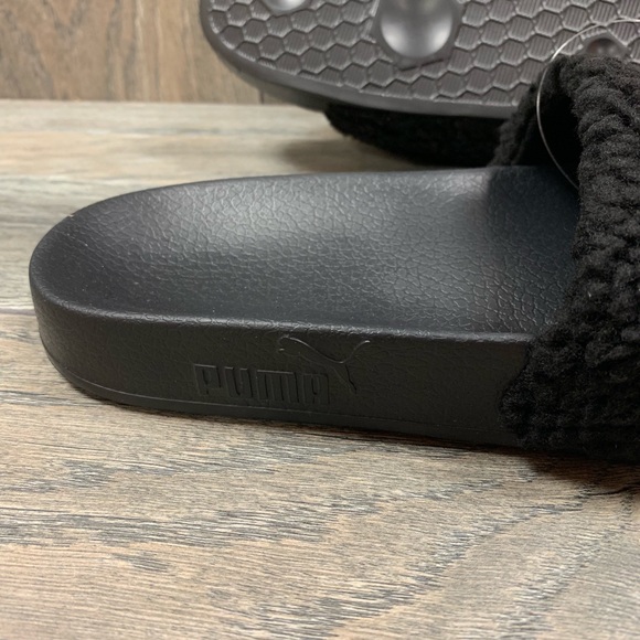 puma leadcat sherpa slides